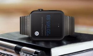 banque standard bancaire smartwatch