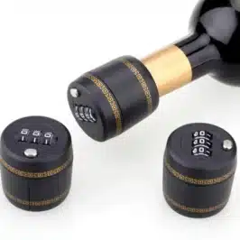 Wine bottle lock