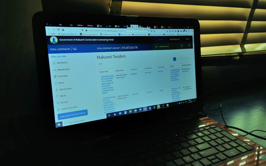 Kenya launches open contract portal, though all contracts expired months ago