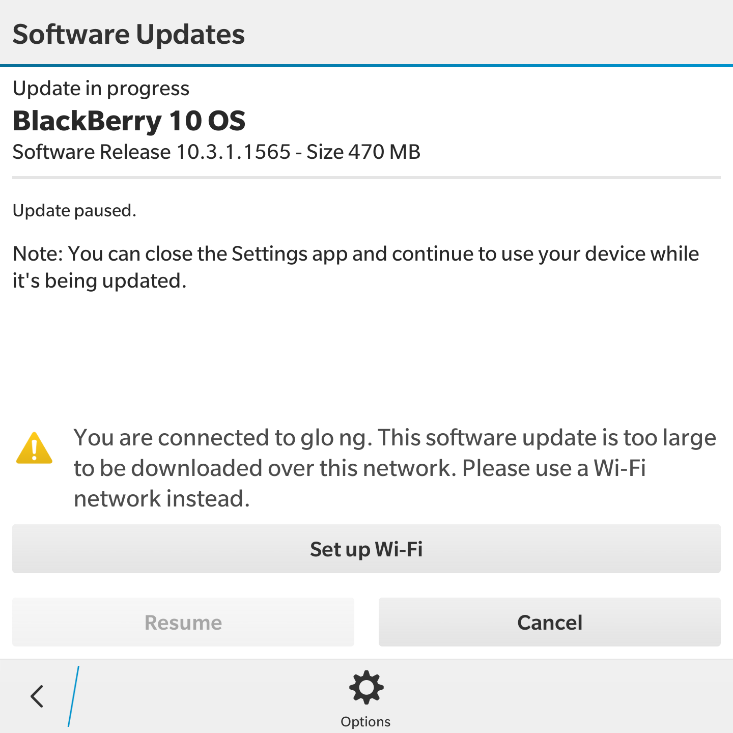 BlackBerry Passeport 10.3.1