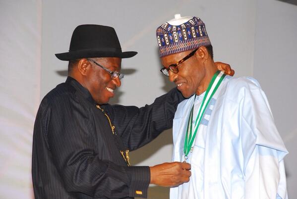 Buhari et Jonathan