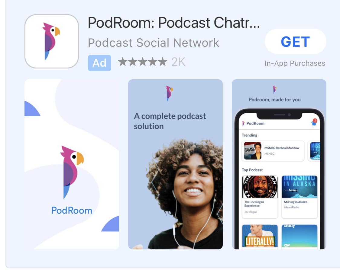PodRoom is the chatroom platform for the podcast community 1 IMG 3501