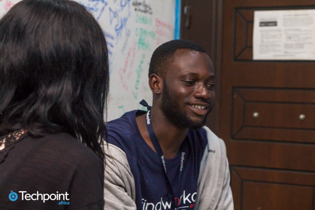 Tunde Yusuf at the Techpoint office