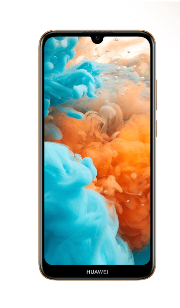 A closer look the HUAWEI Y6 Prime 2019: Faux leather design, dewdrop display and