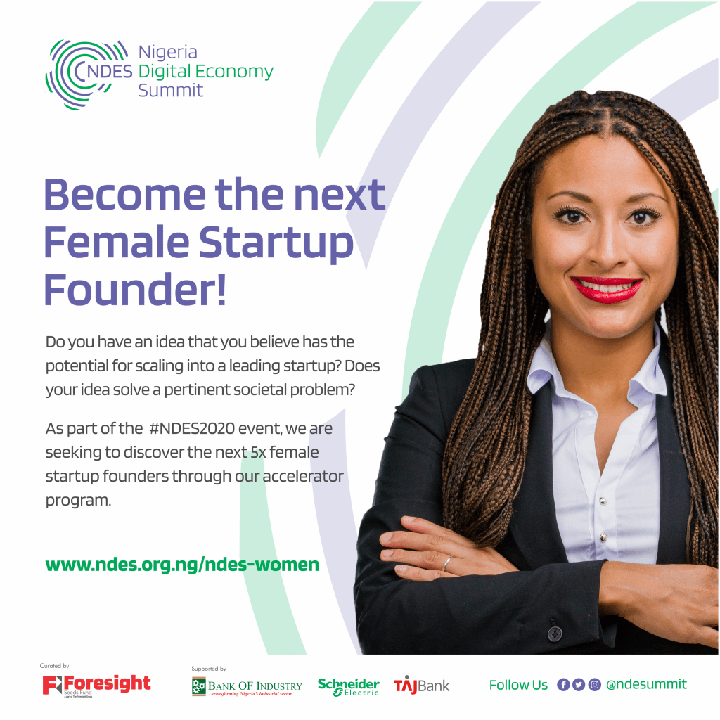 Nigeria Digital Economy Summit, NDES2020. Future of Work in Industry 4.0 1 NDES2020 Accelerator Programme