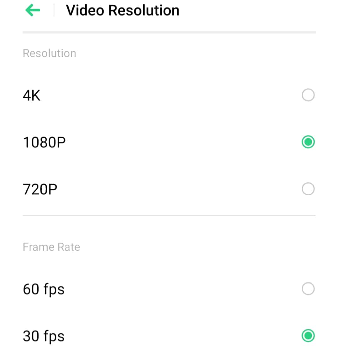 Reno2 Video Resolution