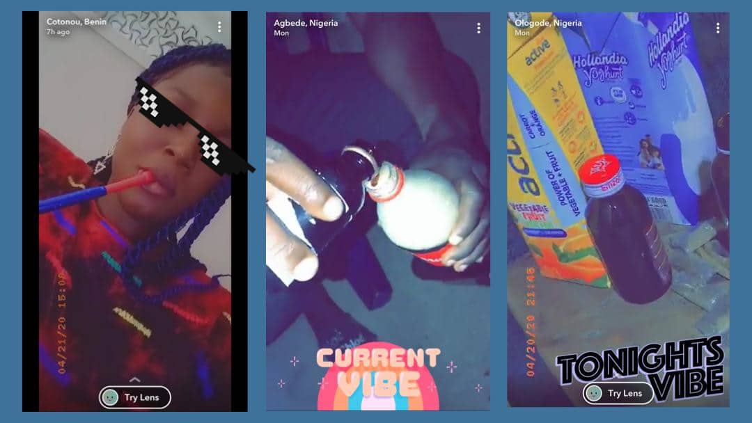 Snapchat West Africa lockdown 6