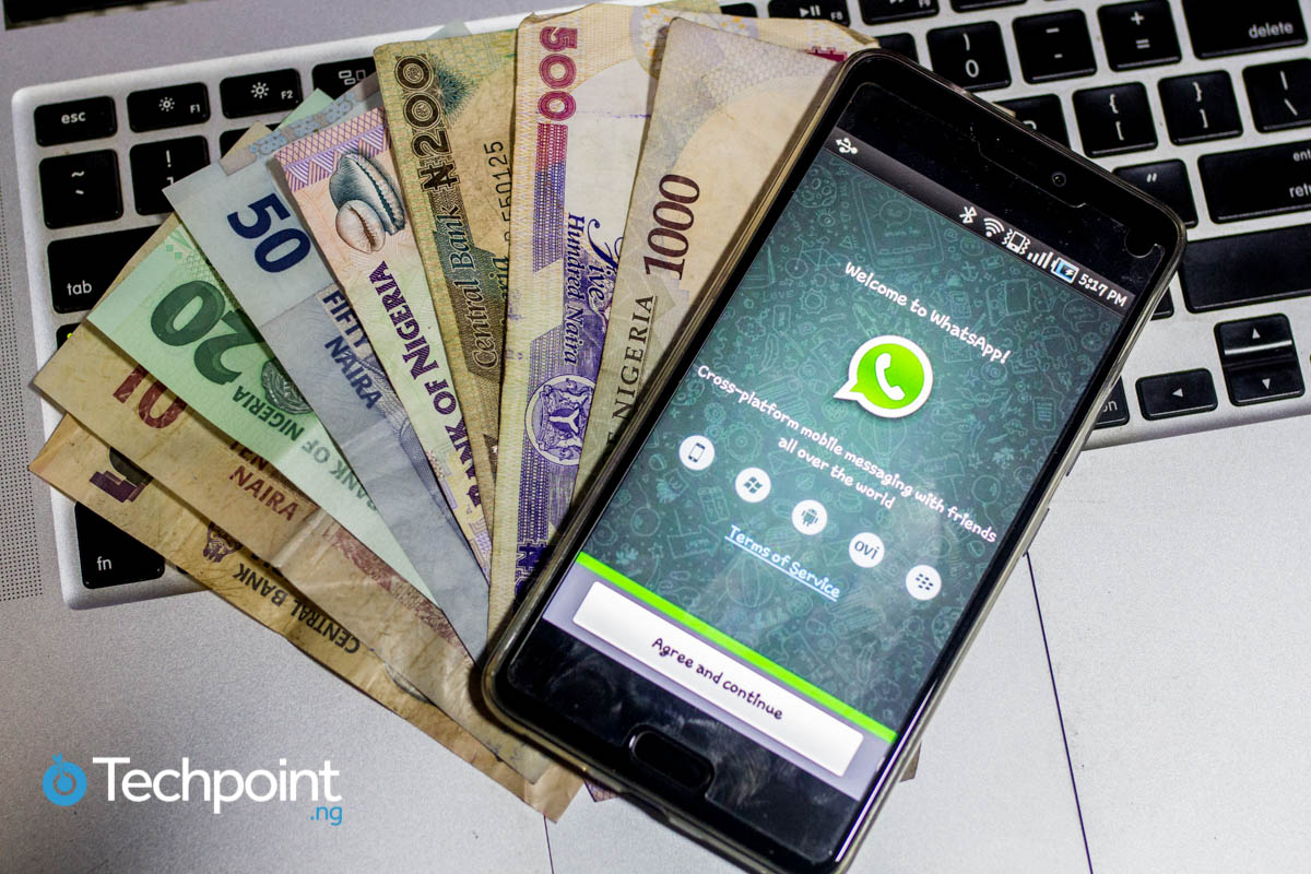 Paiement Whatsapp 1 sur 1