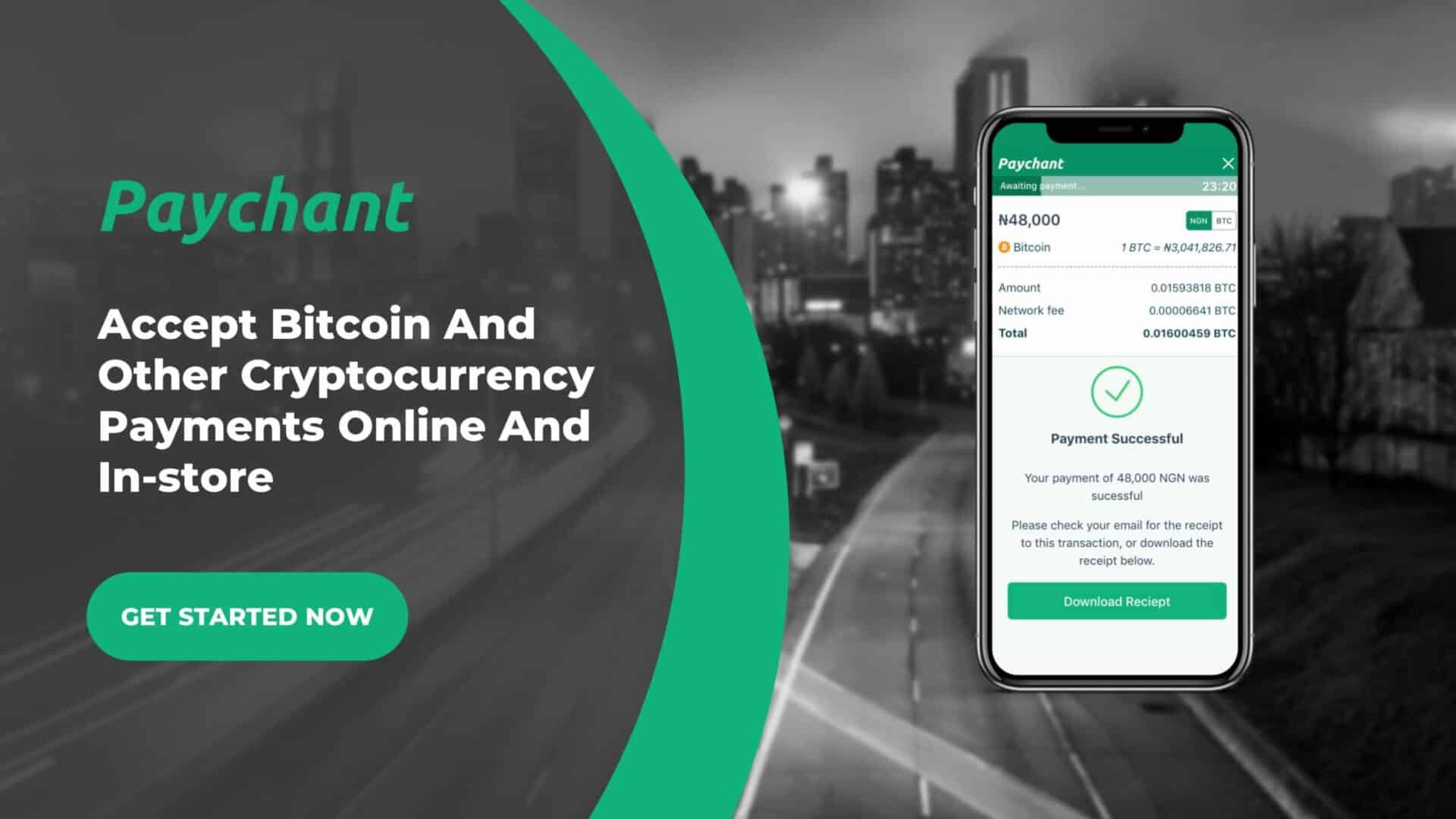 Paychant, a cryptocurrency payment gateway now lets businesses accept  bitcoin payment in Nigeria.