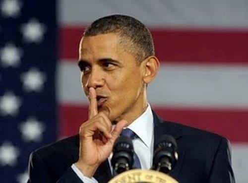 quiet shhh obama