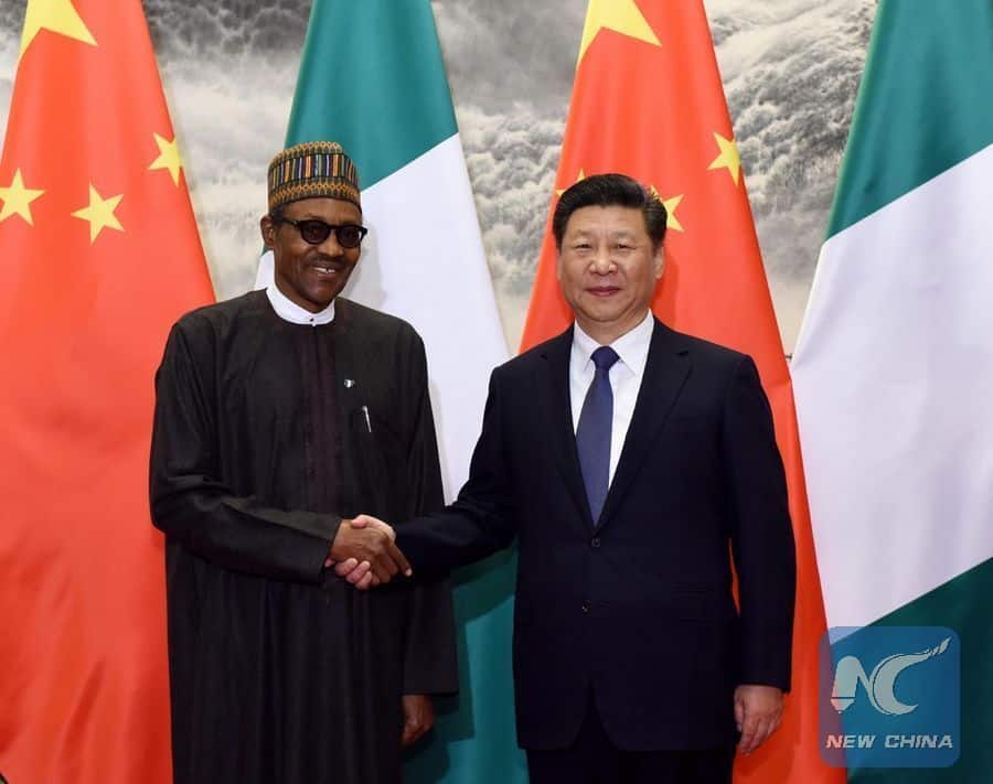 Entreprise chinoise - Président Buhari Président Xi Jinping