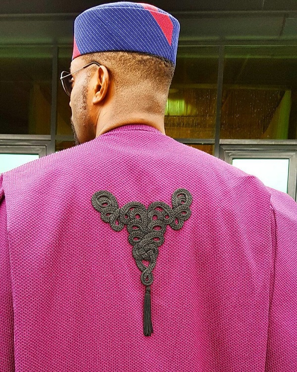 Ebuka in the Agbada Image