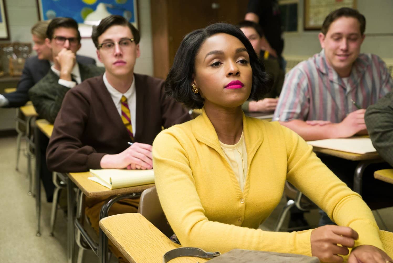 Mary Jackson in an all-white classroom