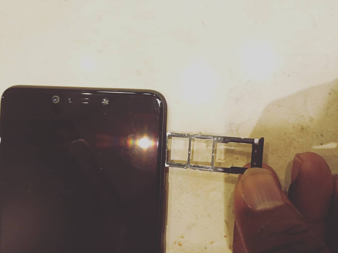 Infinix Note 5 Nano sim seat