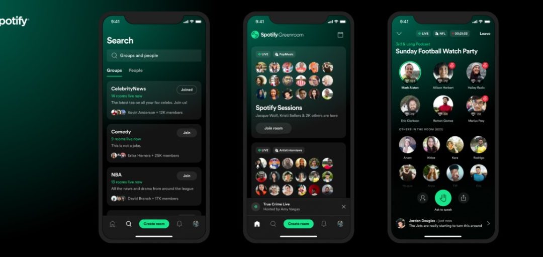 Blog 19 You can now convert live-audio conversations to podcasts with the new Spotify Greenroom app
