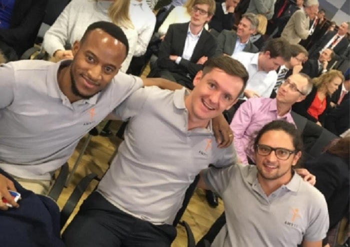 Pineapple's co-founders, L-R: Ndabenhle Junior Ngulube, Marnus van Heerden, and Matthew Elan Smith