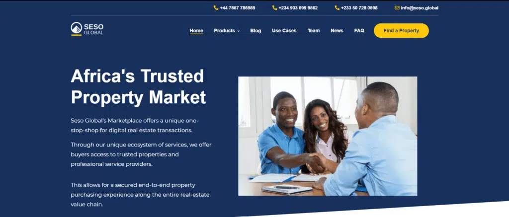 Seso Global Homepage