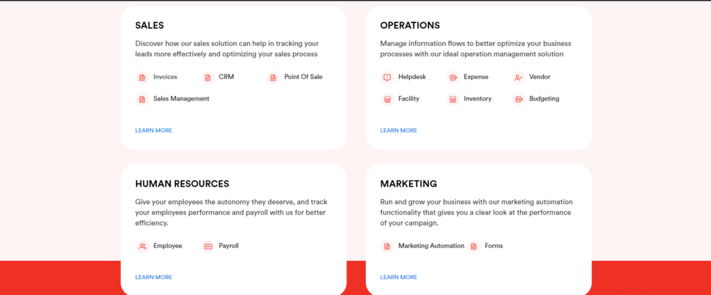 BIZ301 suite of operations