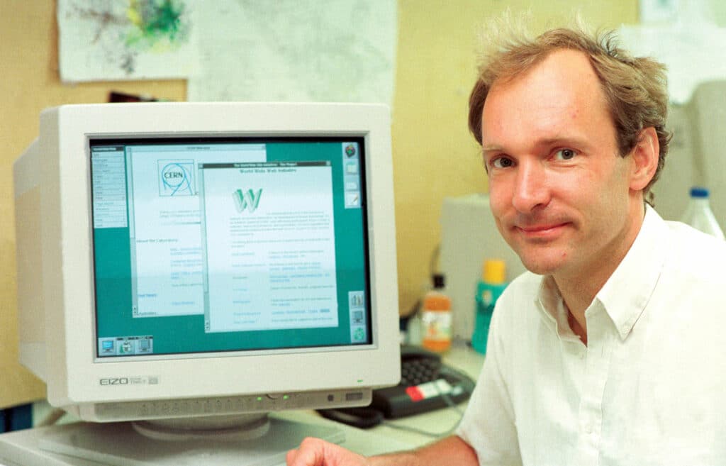 Tim Berners Lee by Britannica