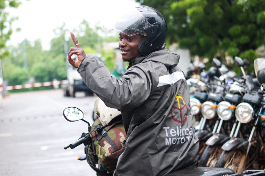 Teliman Moto taxis in Bamako Mali