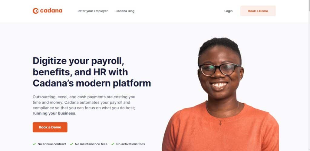Inside Cadana’s plan to provide salary on-demand without payback or interest charge 3 Cadana website home-page
