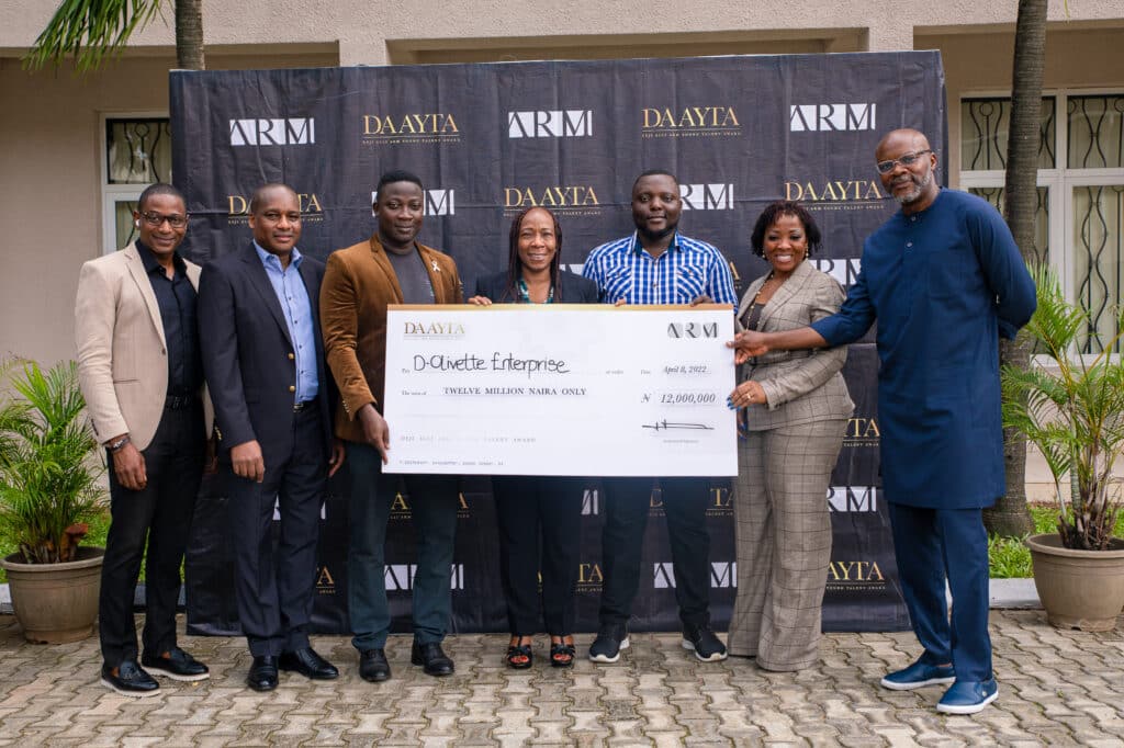 ARM announces the winner of N12M in the Deji Alli ARM Young Talent Award (DAAYTA) 2022 2 DAAYTA 2022 Press Release Pix 2