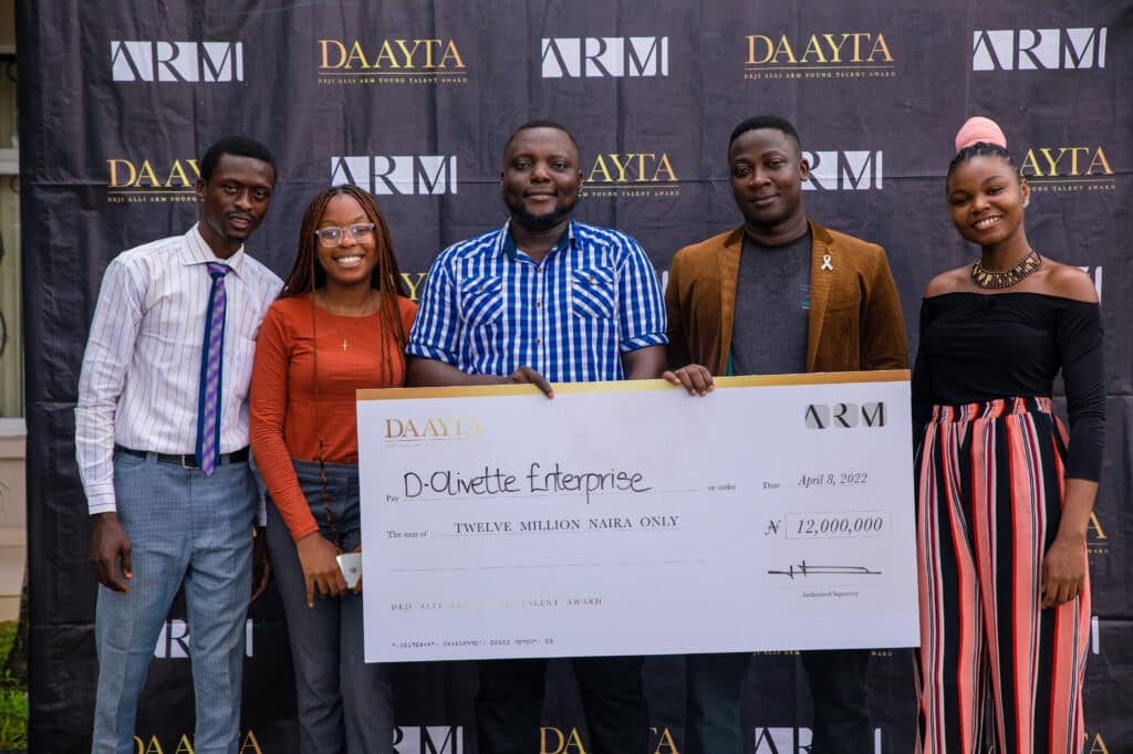 ARM announces the winner of N12M in the Deji Alli ARM Young Talent Award (DAAYTA) 2022 3 DAAYTA Press Release Pix 3