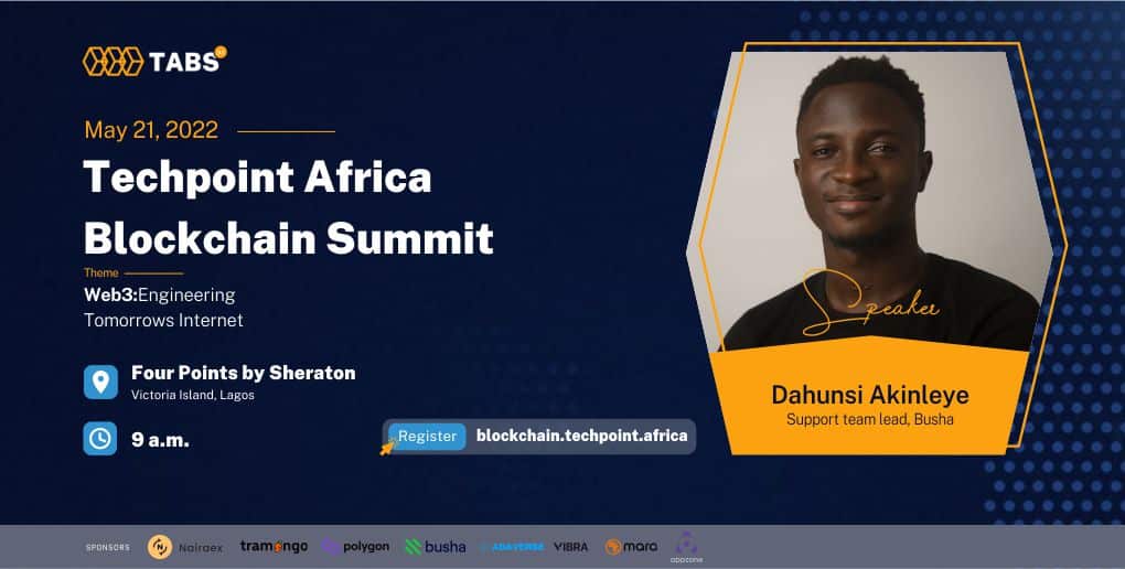 Dahunsi Akinleye, Speaker at Techpoint Africa Blockchain Summit