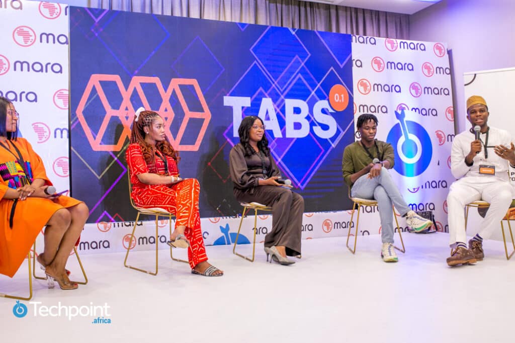 Njoku Emmanuel and other panelist at TABS 22.