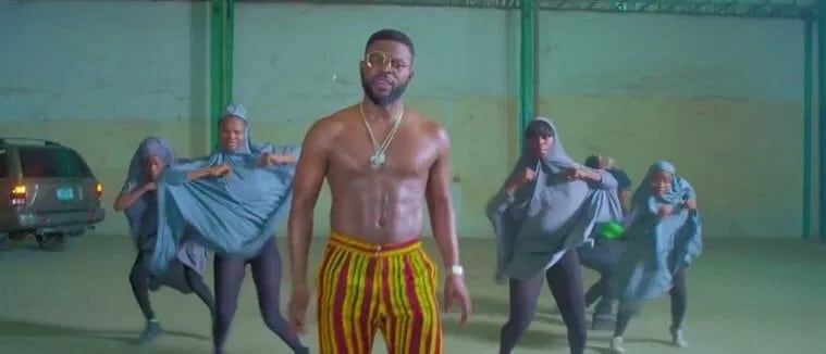 Snapshot from This is Nigeria music video