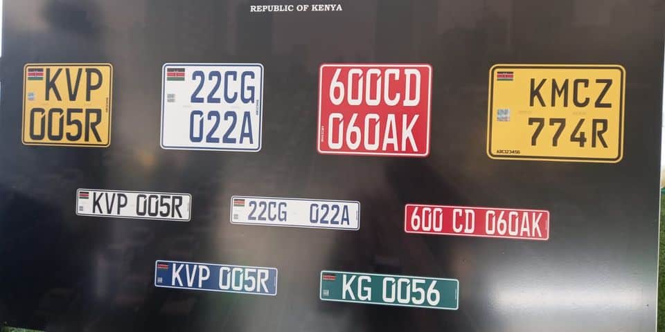 digital number plates