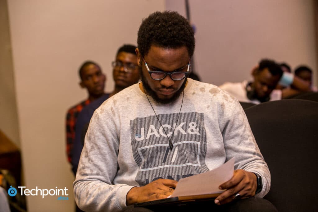 Clement Hugbo at Techpoint Africa Blockchain Summit