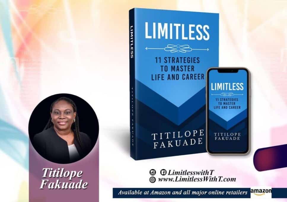 Graphic designs of the book authored by Titi Fakuade