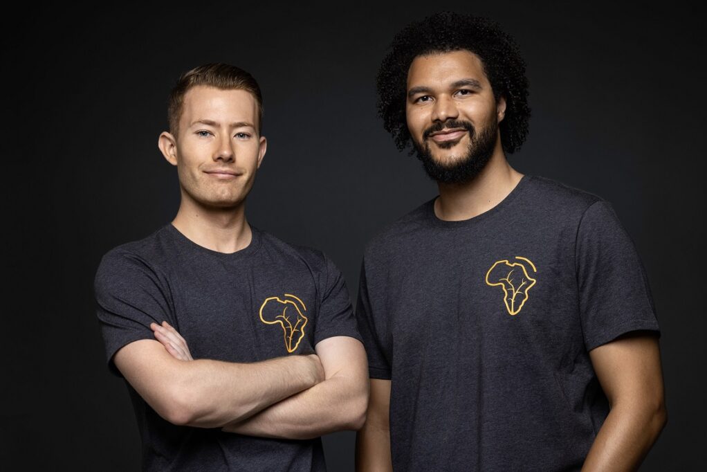 Luke Mostert (Left) and KArl Nchite (Right) founder of Young African Catalysts (YAC)