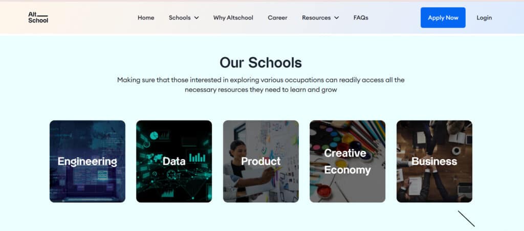 AltSchool Africa official website