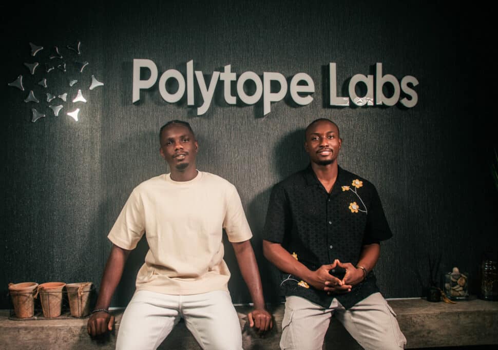 L-R Seun Lanlege and David Salami, founders of Polytope Labs |techpoint.africa