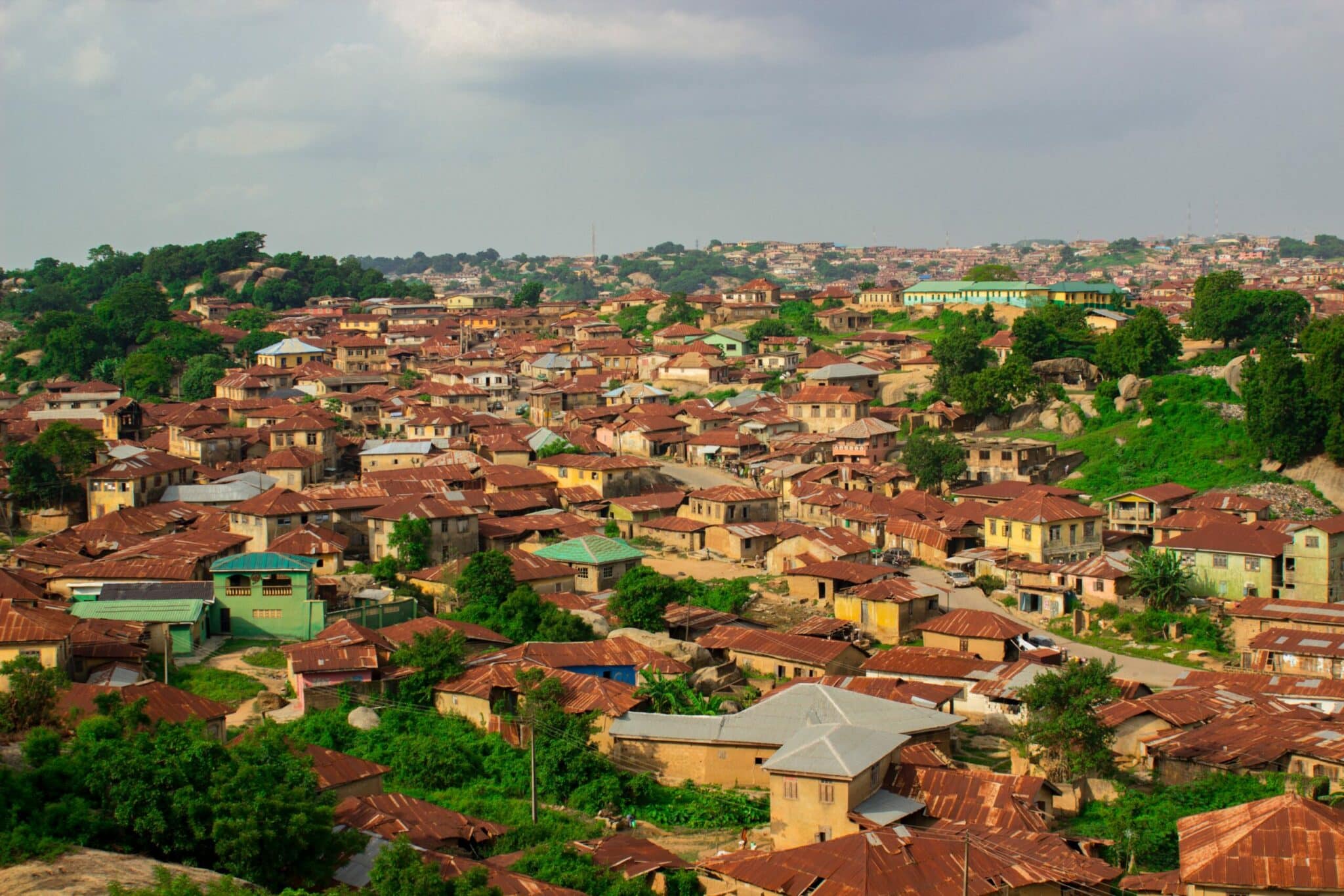 Aerial view of Abeokuta