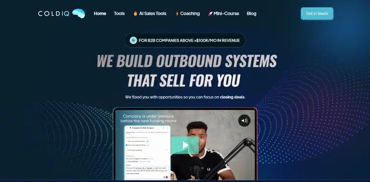 COLDIQ homepage
