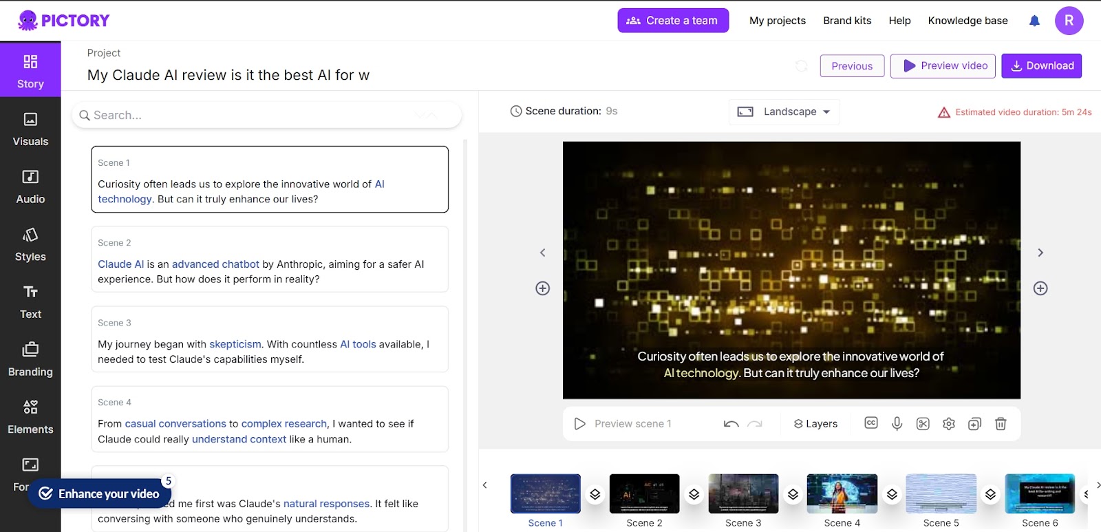 I tested Pictory AI for content creation: Here’s what this video tool gets right (and wrong) 7 AD 4nXffAxNHKJCDFPoPfyOZwvKmoHEKG7XKSXM5 XEqIhSgJw7IHNzuY7aOKShDcJ1F