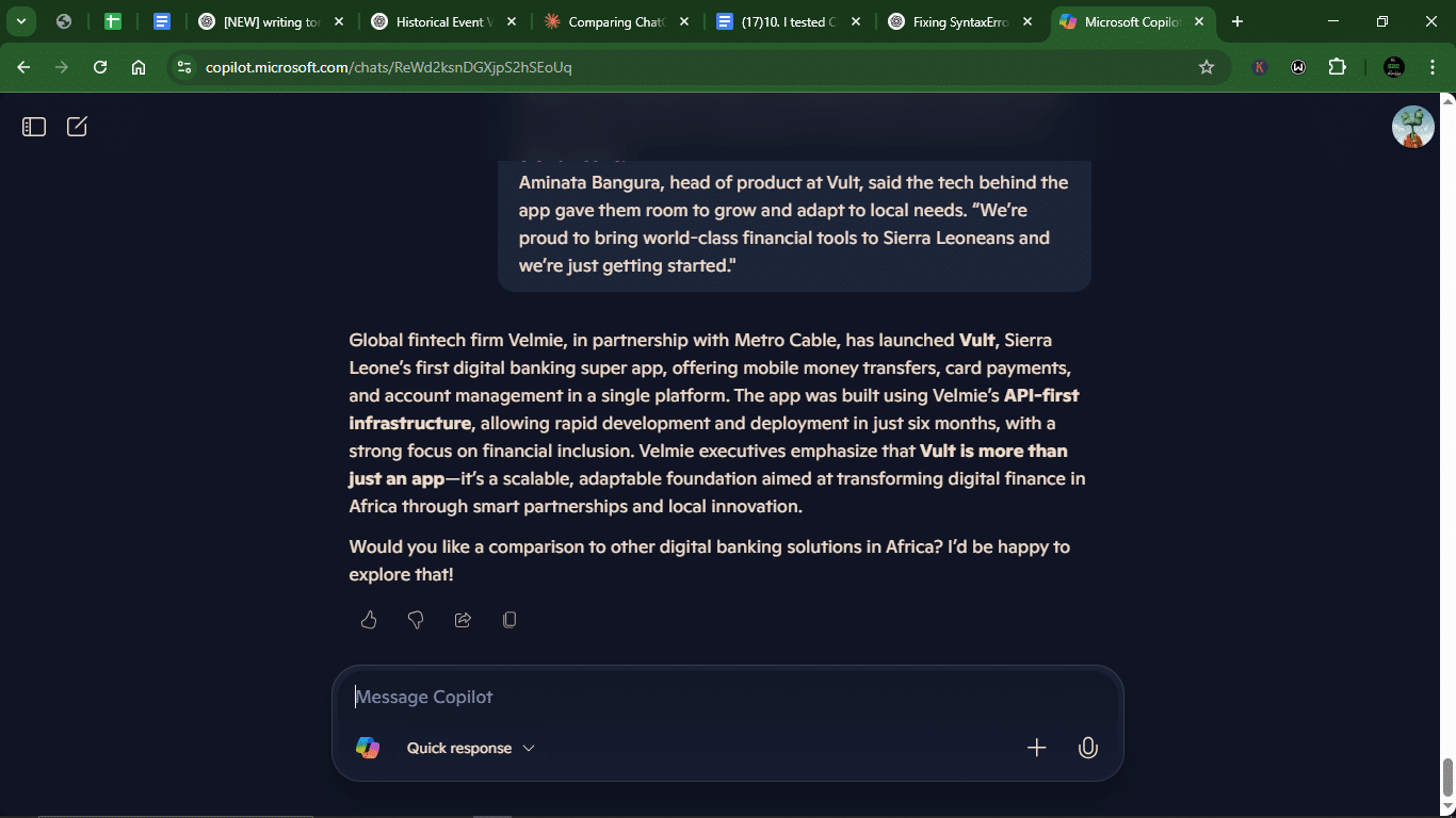 I tested ChatGPT vs Microsoft Copilot with 10 prompts for different use cases — Here’s how they performed 33 AD 4nXc5uqs1zr