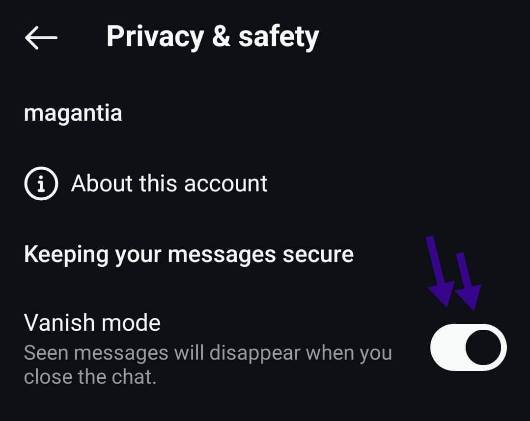 I found 3 ways to turn off Vanish Mode on Instagram (Easy steps for you) 4 AD 4nXcSLrRrTJDws JheZfgnASo41c7becqsYYBQ9txQ2Q5924mF3lW6gcaPt8ydtCeLf0EaQocNG pylY tv85GmXWhMCvyBoW8q nEveSHg IcI5kb5 CANzyBvlrZ6YZ1JKPhE2APg