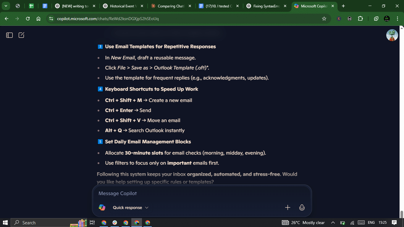 I tested ChatGPT vs Microsoft Copilot with 10 prompts for different use cases — Here’s how they performed 41
