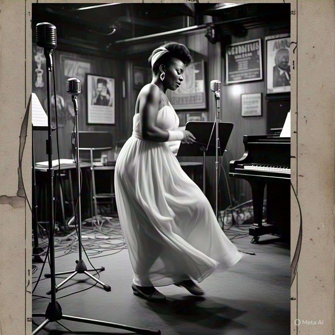 Meta AI Generated Image of Singer