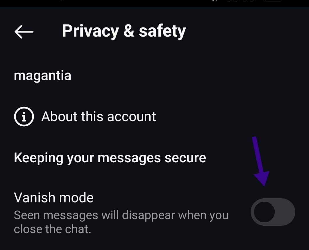 I found 3 ways to turn off Vanish Mode on Instagram (Easy steps for you) 5 AD 4nXeROFjOJXo9 EreYXibVWNEscfmv3enzga9TRAuq2sAIekIHmfiMJQSD2TxlmBZtTIjgGn2oBwFnBTEq0TKp8625mrRHscjarG2Z8Qdr1MUcrnOW QpcQn r36eBIEEhEpfwQhK