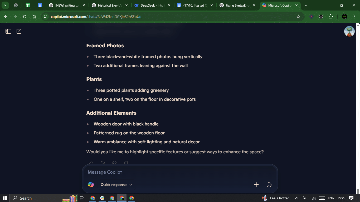 I tested ChatGPT vs Microsoft Copilot with 10 prompts for different use cases — Here’s how they performed 47 AD 4nXf tOv0kjMdbVuu7rWgPwJ4LMO0yMctnIYOHkEI M609TQ5j1m7an0YWtDBsf5GpndeTmABO76LS40Lby4XgXVnsrHD ljgOJ2WnbhTss6vQRVjsTe4egV0cdzVzTV6wHkRaa4bww