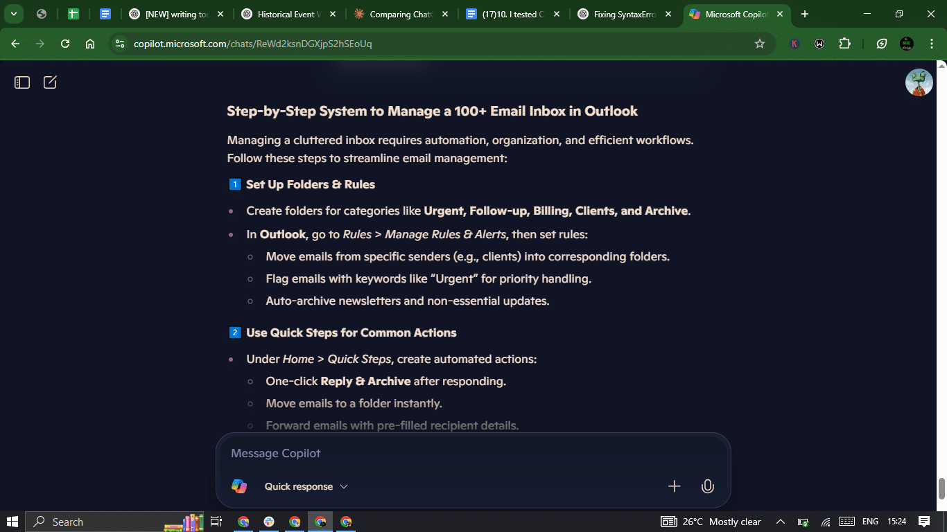 I tested ChatGPT vs Microsoft Copilot with 10 prompts for different use cases — Here’s how they performed 40 AD 4nXfLumYlyTxPYNwCdQubzV CymATf Q svgMIN7Hj3kus8ZeLtEpWUDarUgaDn76DxtgnyCeXLoZKfL9f0mvIx F0n NHadOIeu9sS3k7gZuFO fmMKbrDocOrB0KV9VuQp35BW3