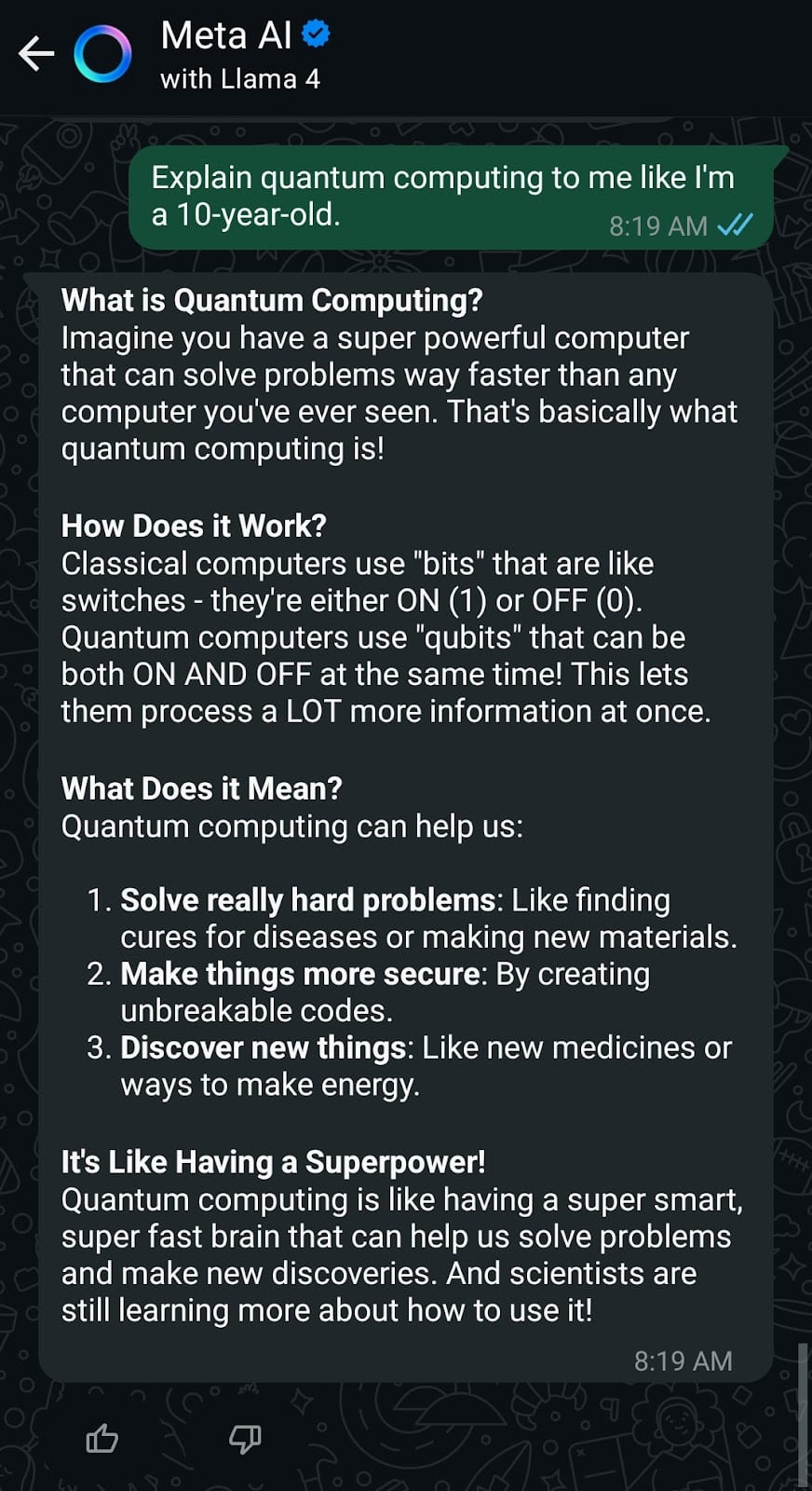 Meta AI Quantum Computing Explanation