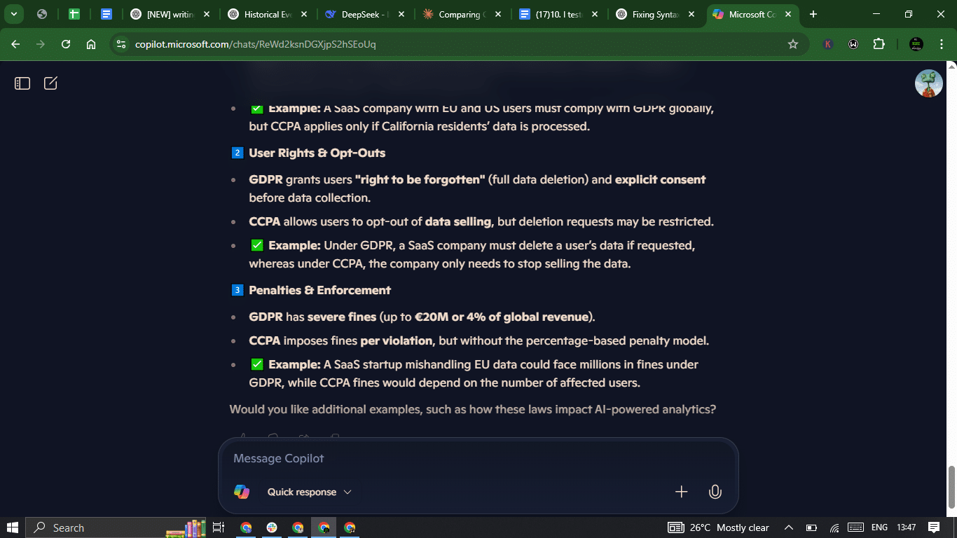 I tested ChatGPT vs Microsoft Copilot with 10 prompts for different use cases — Here’s how they performed 23 AD 4nXfogK8UOKs3v9wCpJplBm5Kr87XG0ta3DWzQZZFF0rzgvdKpfjdkyu2N3IM7vi8F3MaCbA1GATKjqY9m3fM