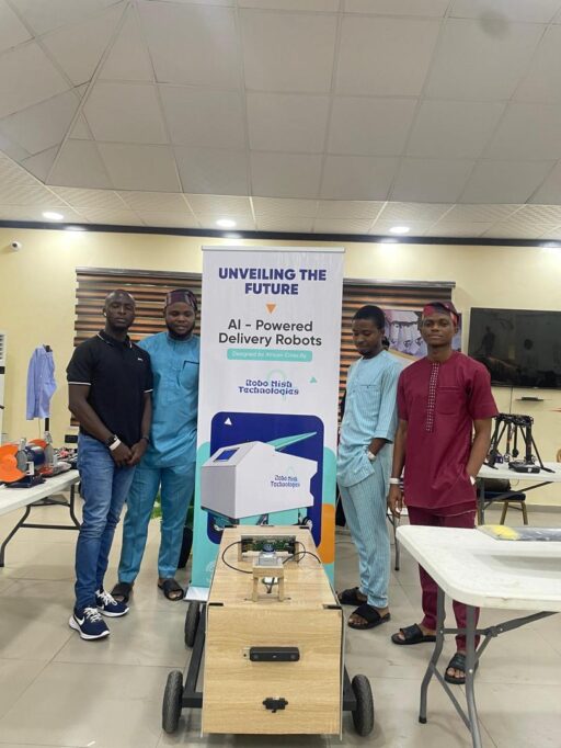 These UNILAG graduates are building an AI-powered delivery robot for Nigerian estates 3 Robo Nish robot