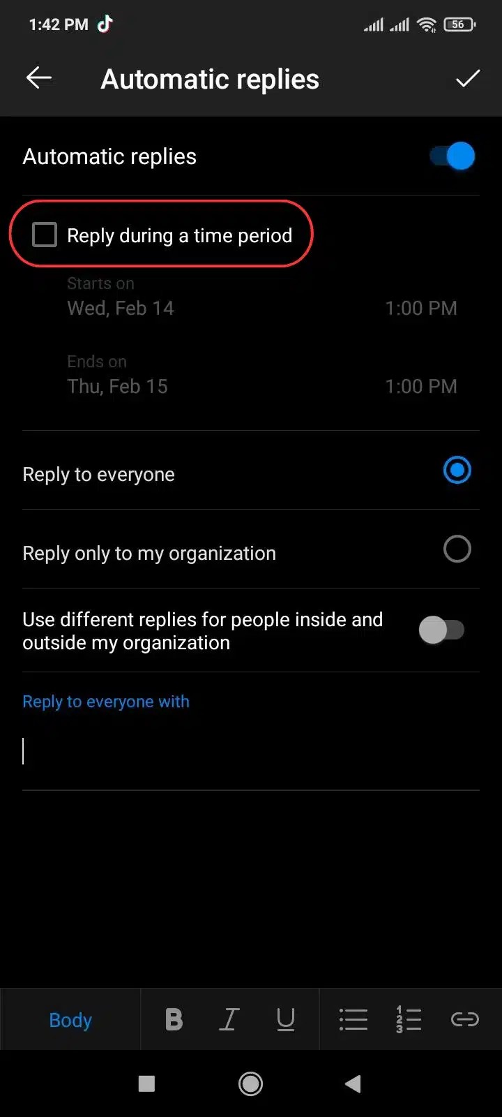 How to set Out of Office in Outlook app (Mobile + Desktop guide) 4